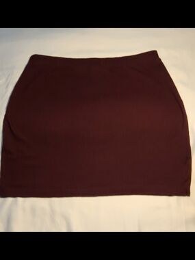 Joe Boxer Mini Skirt in Deep Wine